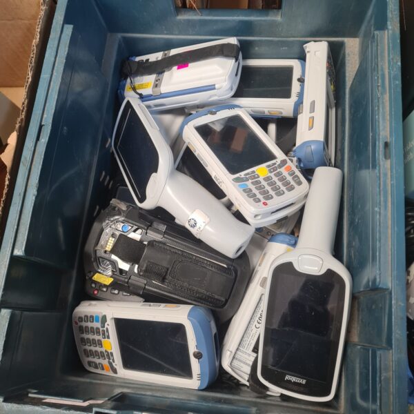 Lot of rugged mobile computers including Symbol and Motorola handheld devices.