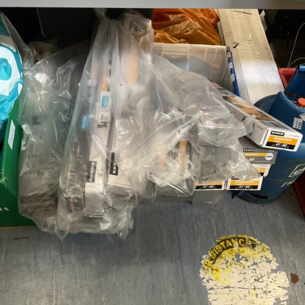 Large lot of new Sanus TV wall mounts for 47-80 inch televisions.