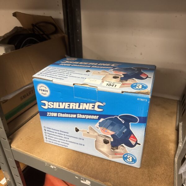 Silverline 220w chainsaw sharpener power tool for garden use.