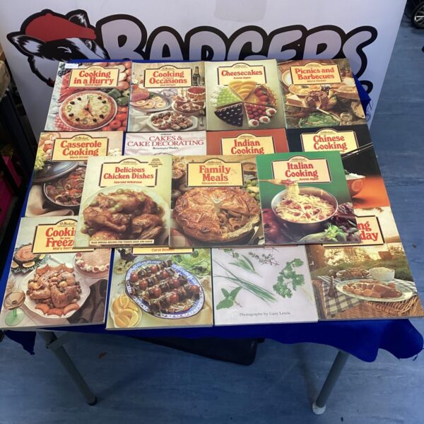 Vintage St Michael cookery books, a collectable kitchen lot.