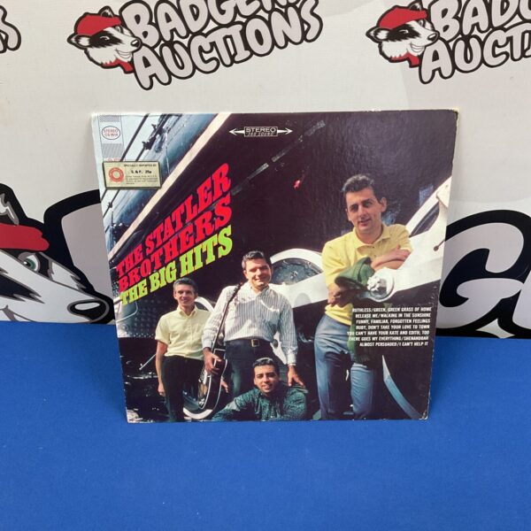 Vintage Statler Brothers LP cover, "The Big Hits" from 1967.