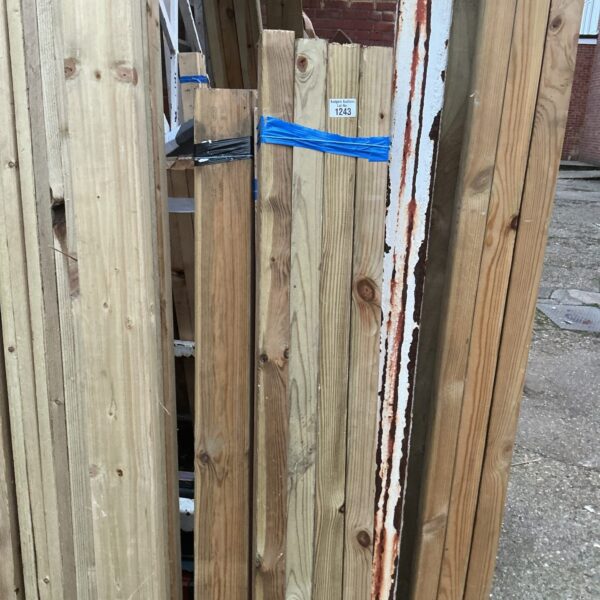 Three bundles of 4’6” timber for garden and DIY projects.