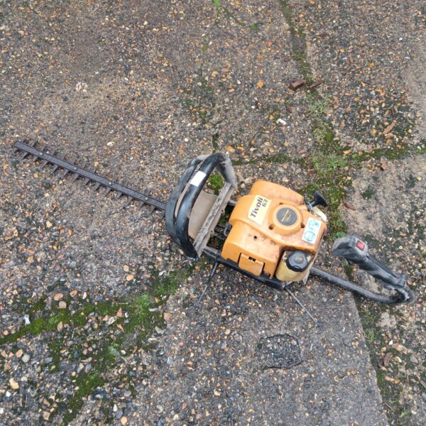 Vintage Tivoli 63 petrol hedge cutter for garden landscaping.