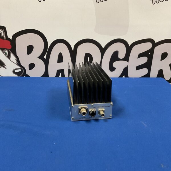 Front view of vintage TVT Communications 23cms TV transmitter.