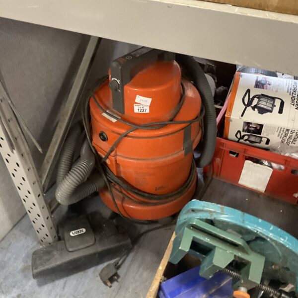 Front view of a used Vax commercial hoover for sale.