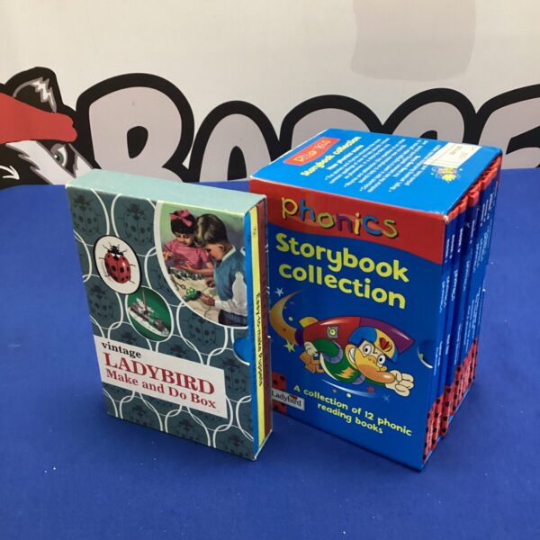 Vintage Ladybird books including phonics storybooks and a make and do book.