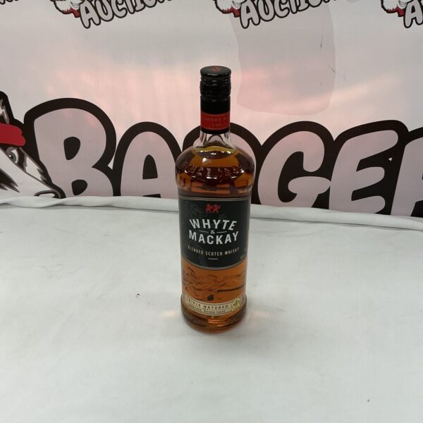 Whyte and Mackay 1ltr blended Scotch whisky bottle for sale.