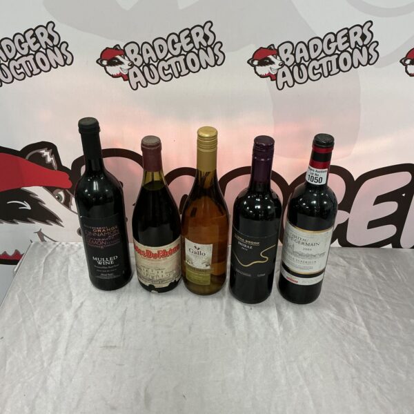 Assorted wine bottles including a Shiraz in a lot.