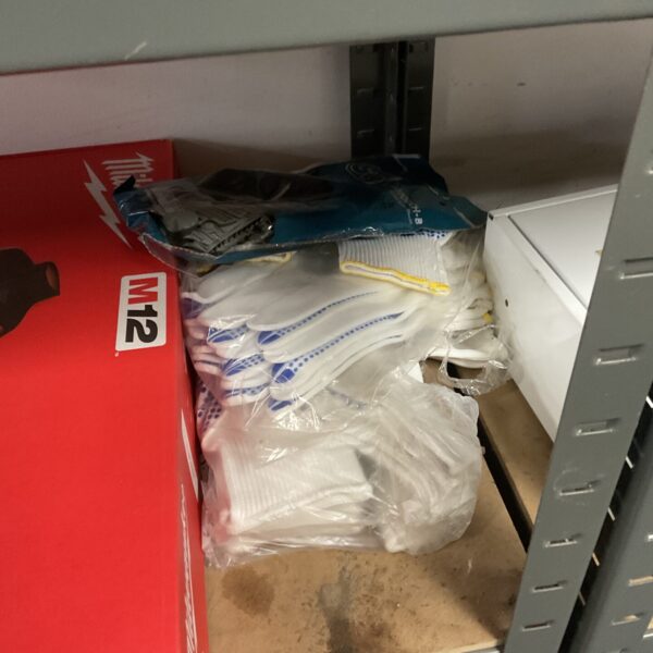 Quantity of work gloves for hand protection and DIY tasks.