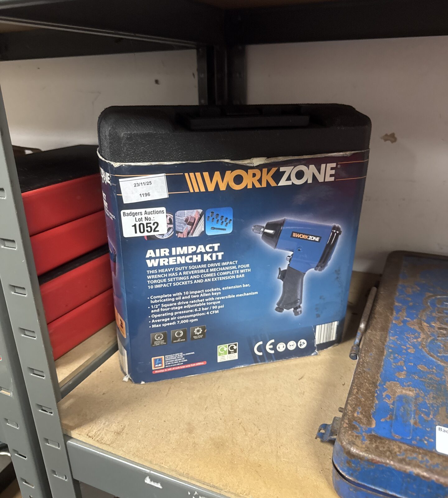 Workzone Workzone air impact wrench kit 1/2” – Badgers Auctions