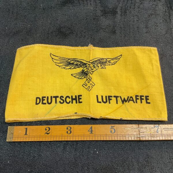 WWII German Luftwaffe armband, a vintage military collectable.