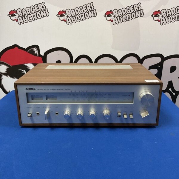 Vintage Yamaha CR-400 stereo receiver, classic 1970s audio equipment.