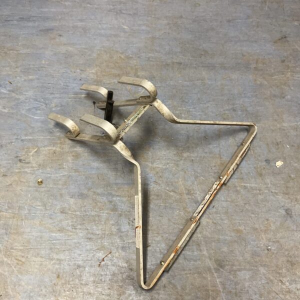 Vintage aluminium ladder stay for added ladder support.