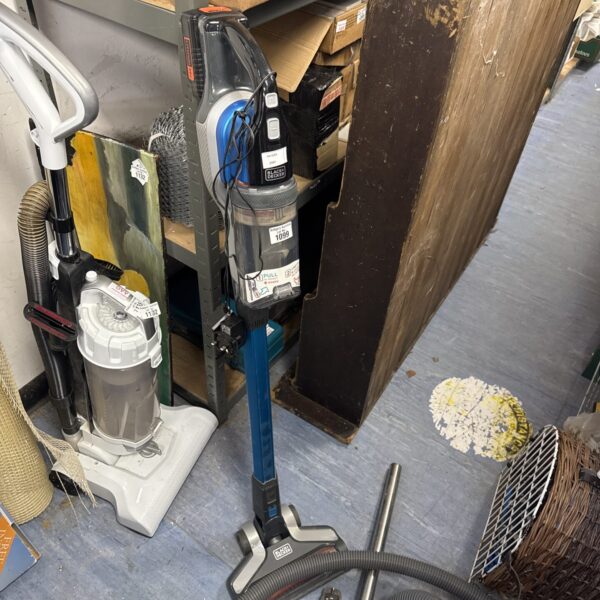 Black and Decker cordless vacuum cleaner, model BDCV120AVH, in used condition.
