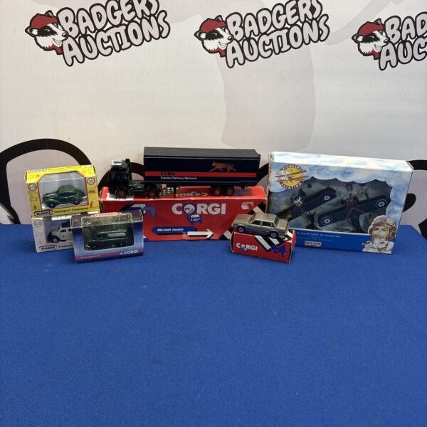 Boxed diecast model vehicles from Corgi, Classix, and Days Gone collection.