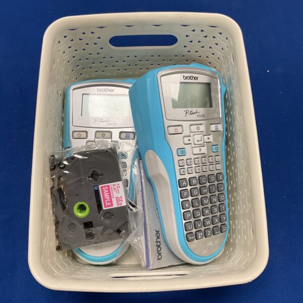 Brother calculator and P-Touch label maker lot for collectors.