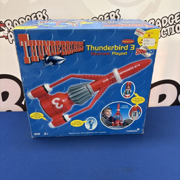 Vintage Carlton Thunderbirds Thunderbird 3 electronic playset in box