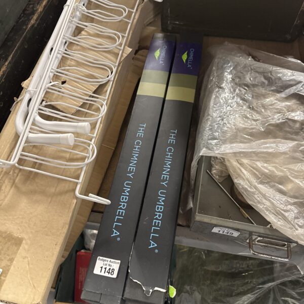 Two Chimella chimney draught excluders for fireplace use.