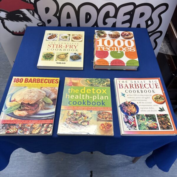 Vintage cookery books lot, a collection of hardback recipe books.