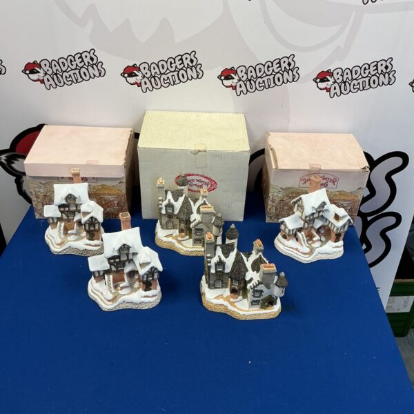 Detailed David Winter cottage in a village setting.