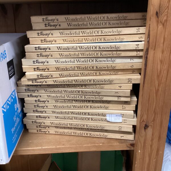 Vintage 1965 Disney’s Wonderful World of Knowledge books collection.