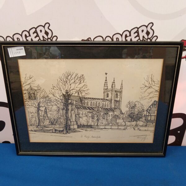 Limited edition print of Beaconsfield Church by D L Griffiths.