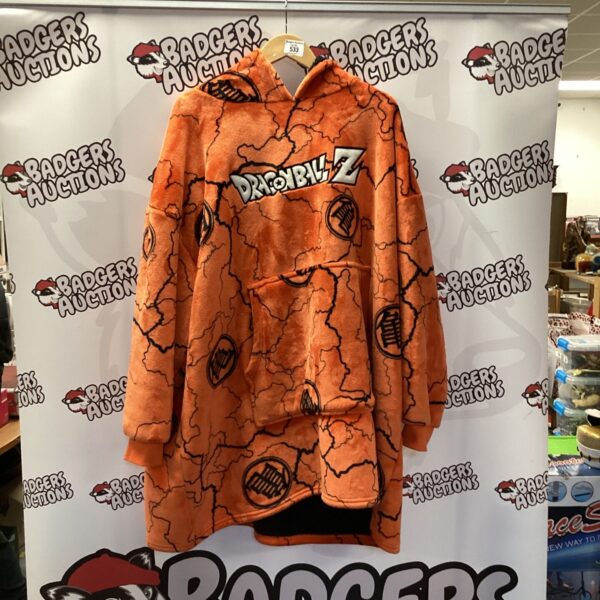 Vibrant orange Dragon Ball Z onesie in size XL.
