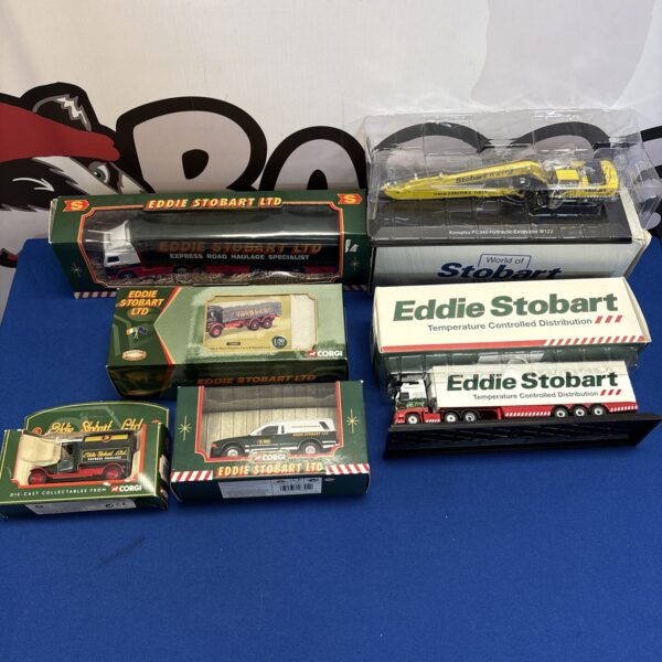 Boxed lot of Eddie Stobart diecast models, including Corgi lorries.