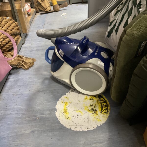 Vintage Electrolux cyclone power vacuum cleaner for sale.