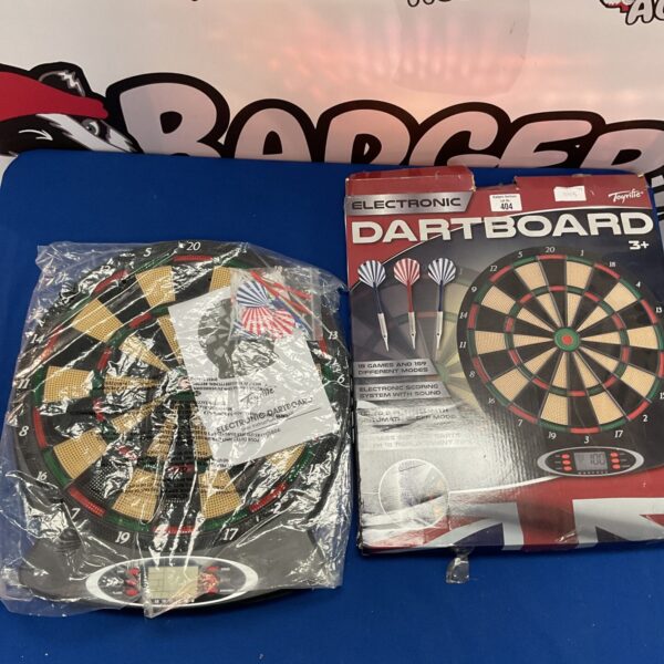 Vintage electronic dart board model 404 for sale.
