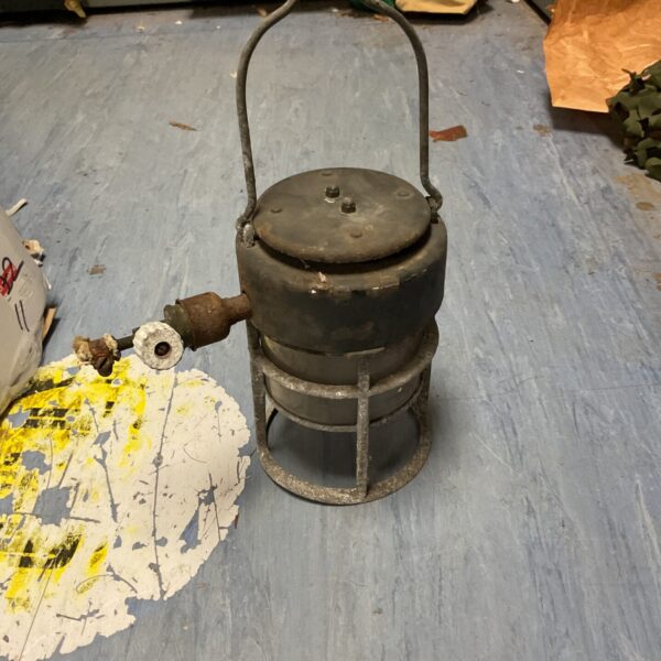 Vintage Elektrosvit explosion proof lamp, industrial lighting from 1960.