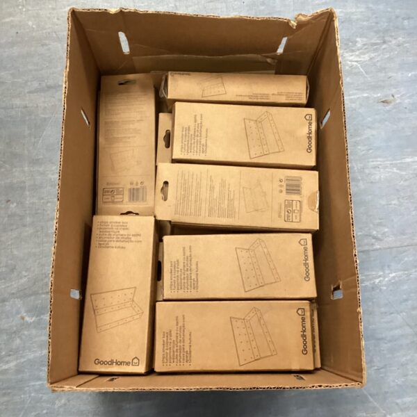 Stack of Goodhome chip smoker boxes for barbecue grilling.
