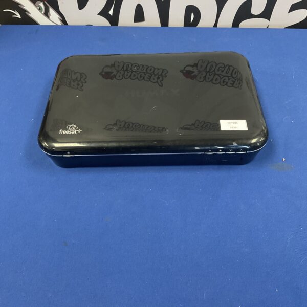 Front view of a used Humax freesat digital satellite receiver.