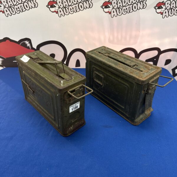 Two Ww2 30 cal US army ammo tins