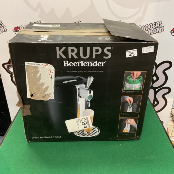 New Krups Beertender in original box, home beer dispensing system.