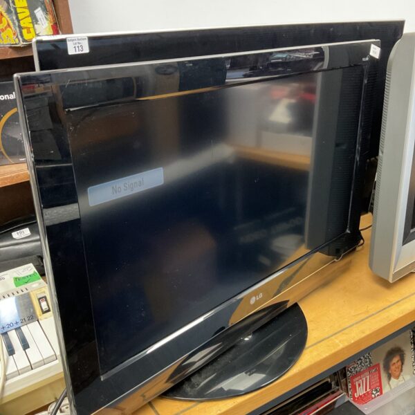 Front view of an LG 32" HD television for home entertainment.