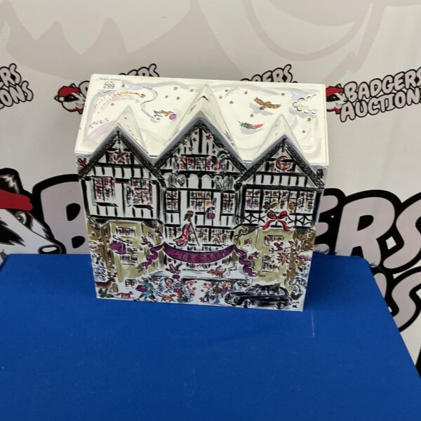 Front view of a Liberty Advent Calendar gift box.