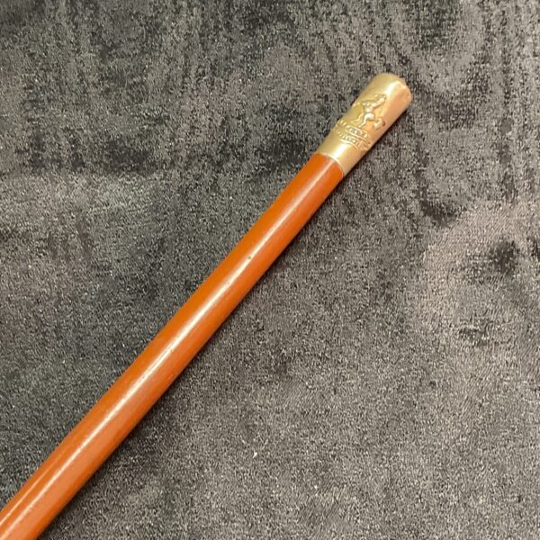 Antique London Regiment swagger stick, a vintage military collectable.