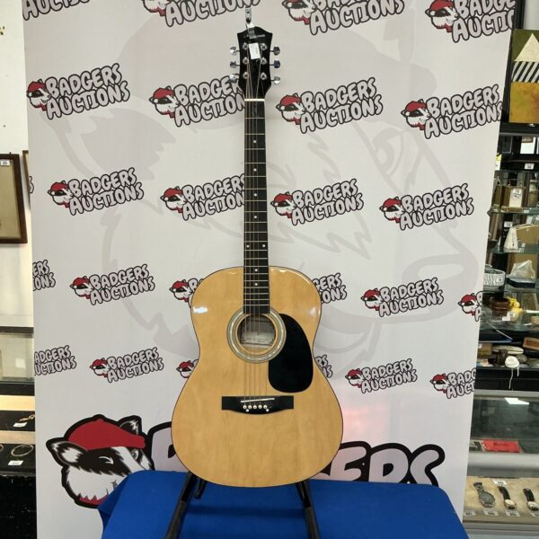 Used Martin Smith W100 acoustic guitar in natural finish.
