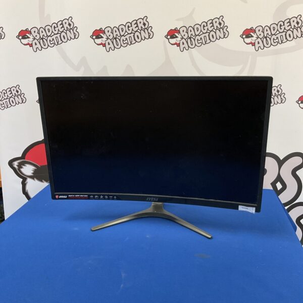 Front view of the MSI LCD monitor, a computer display screen.