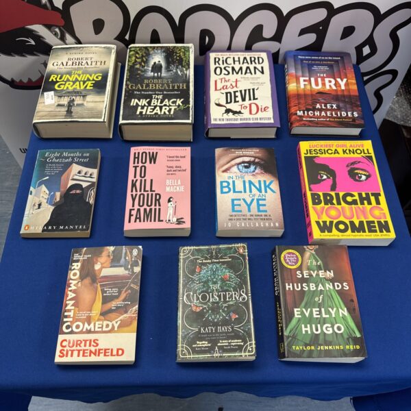 Selection of contemporary novels including Robert Galbraith and Richard Osman.