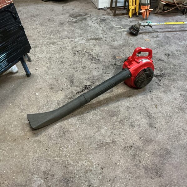 Used petrol leaf blower for garden cleaning and maintenance.