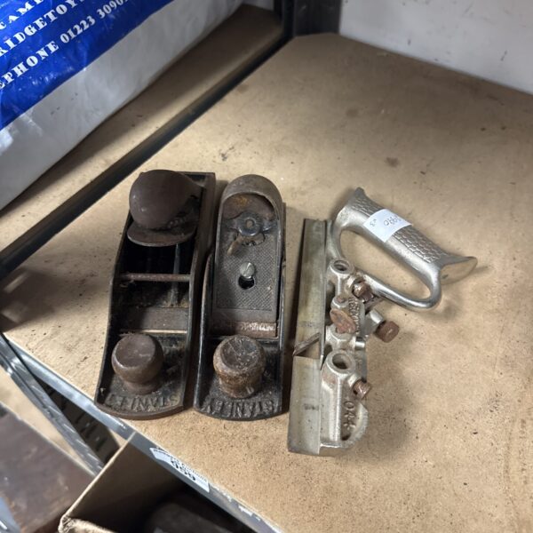 Vintage Record 044 combination plane with Stanley wood planes.