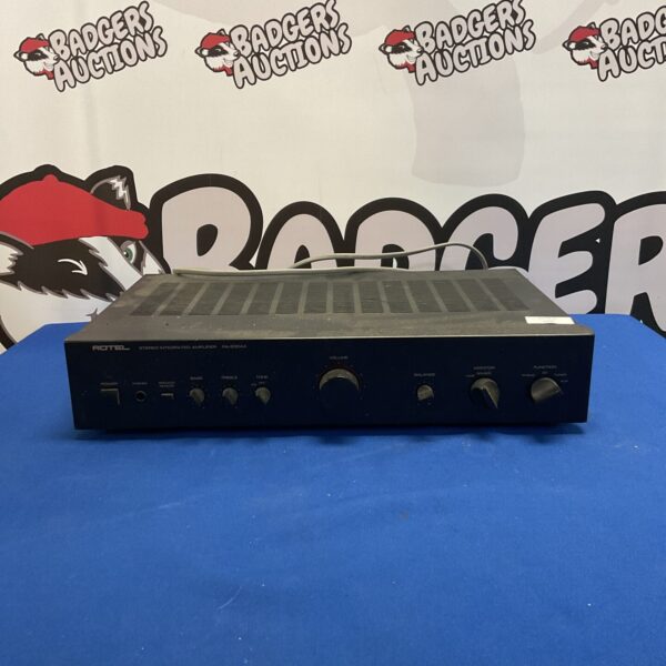 Vintage Rotel RA-930AX integrated amplifier, classic stereo hi-fi.