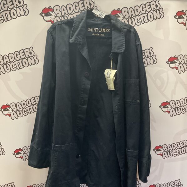 Vintage Saint James coat in classic Breton style.