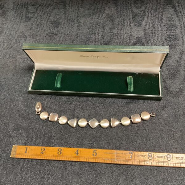 Delicate silver chain bracelet, 925 sterling silver jewellery.