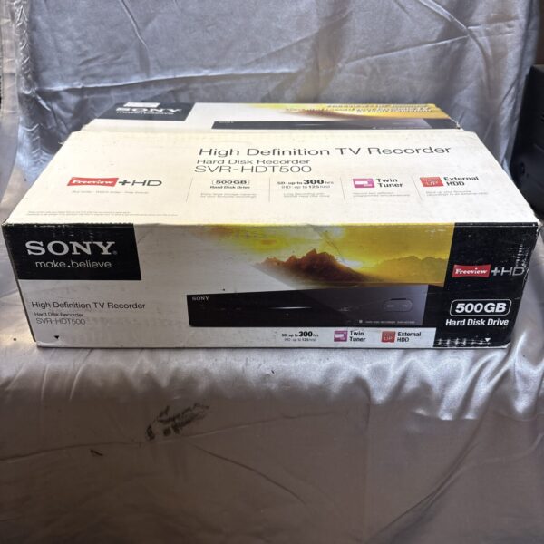Sony SVR-HDT500 hard drive recorder front view.