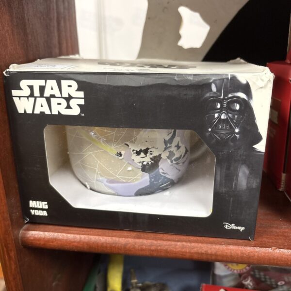 Boxed Star Wars Darth Vader Yoga Mug collectible.
