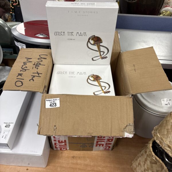 Sealed Time Stories Under The Mask extension packs for board game collectors.