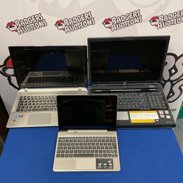 Used Toshiba Satellite laptop for parts or collection.
